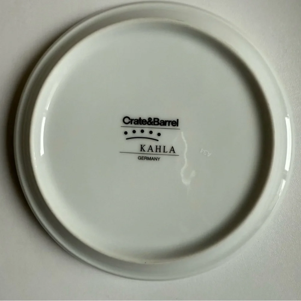 Crate & Barrel Kahla Scribble Mug and Saucer